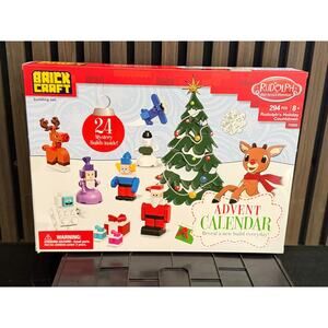 New Brickcraft Rudolph Christmas Advent Calendar Building Blocks 294 Pcs